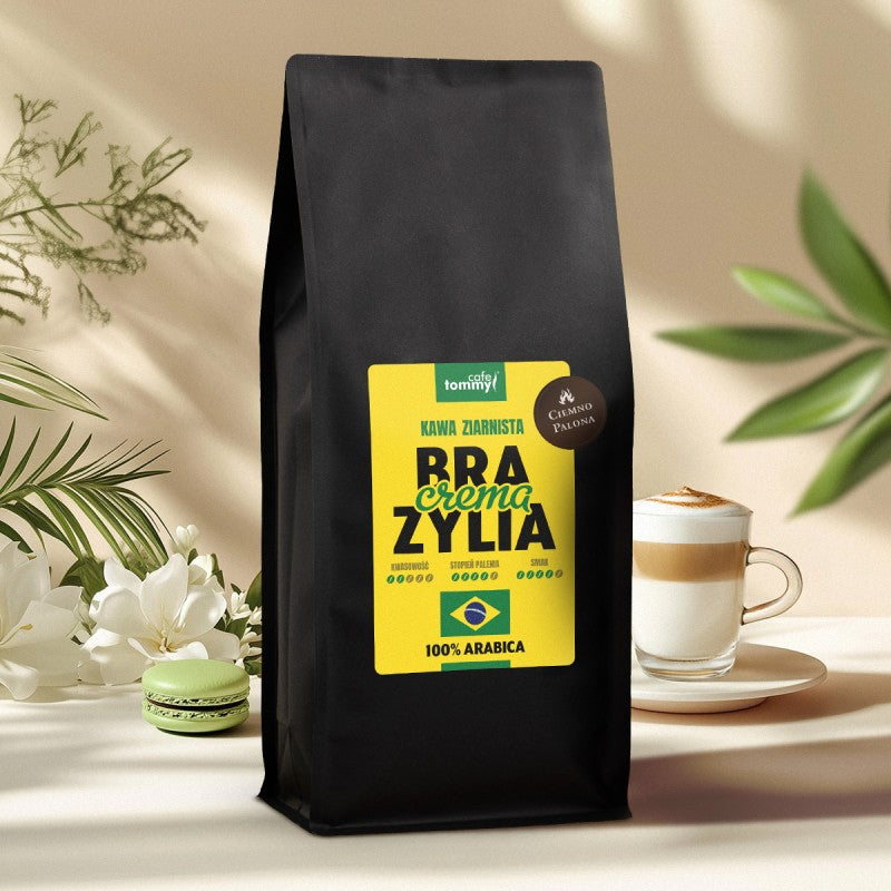 Kawa Brazylia Crema 100% Arabica