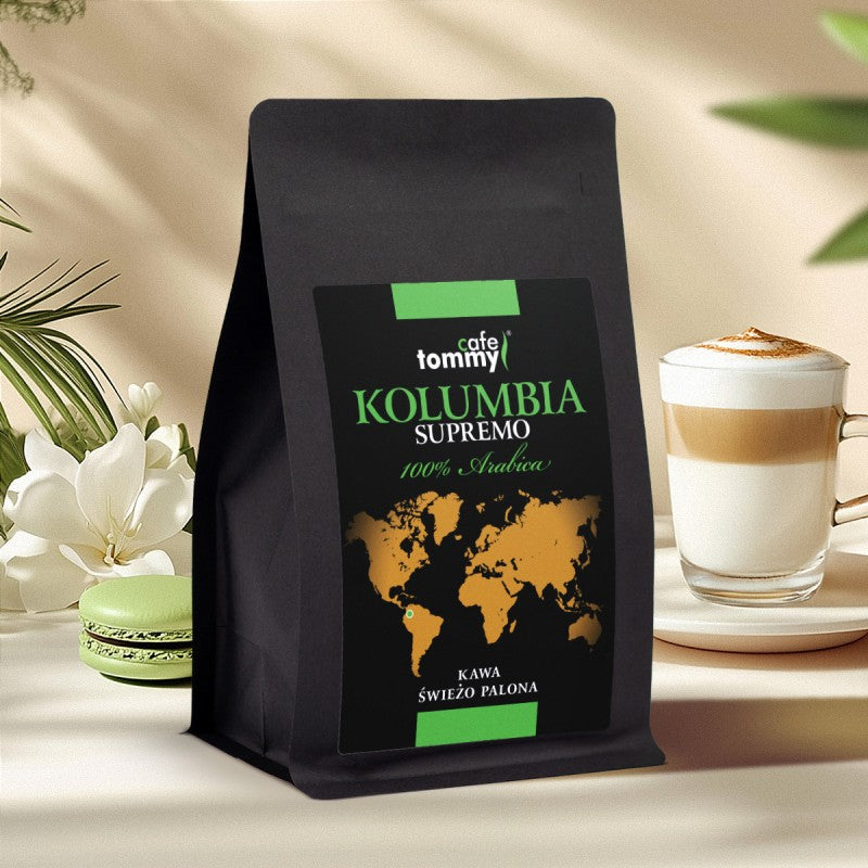 Kawa Kolumbia Supremo 25 Kg ziarnista
